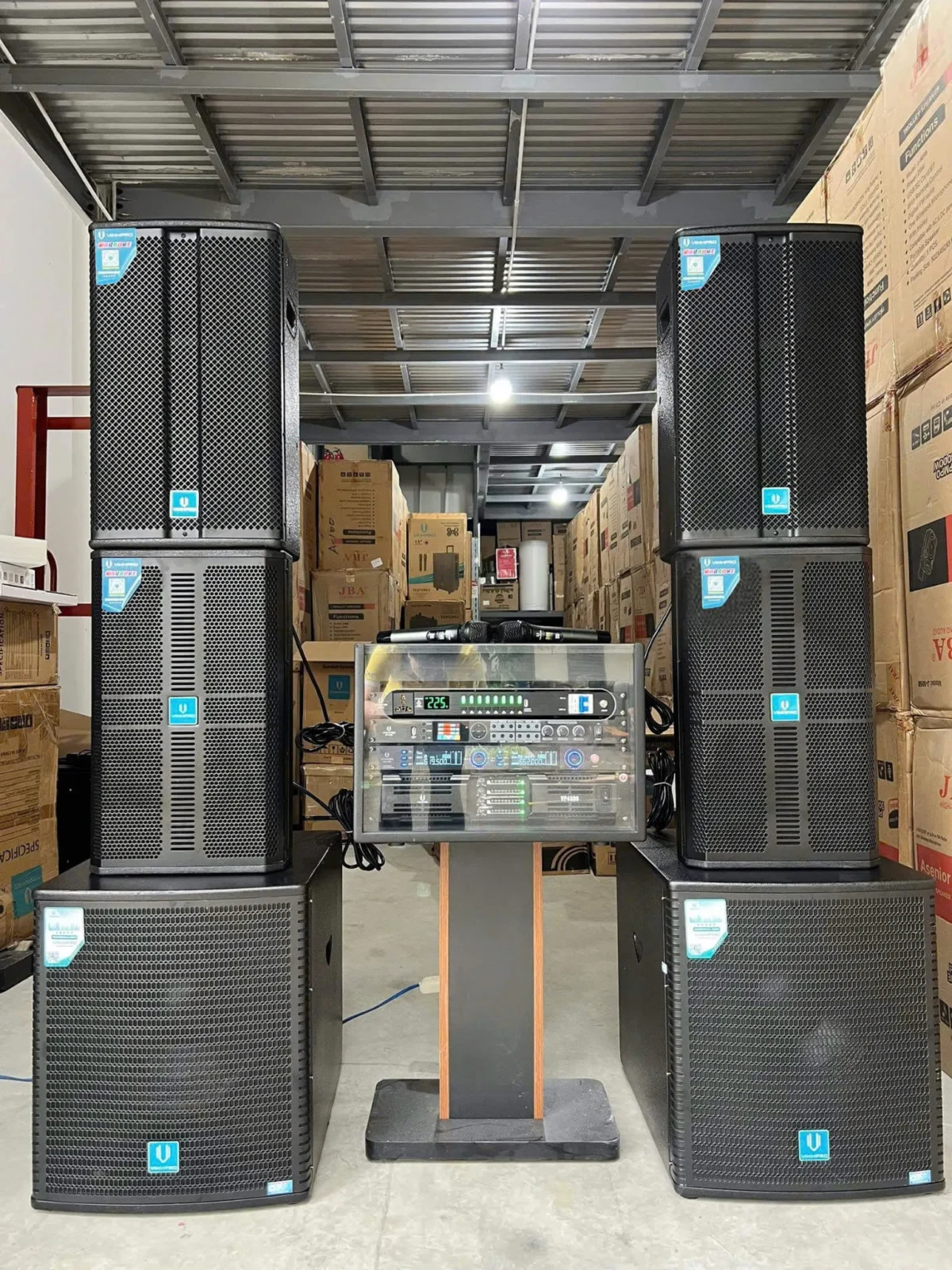 Dự án nhập khẩu loa đài, thiết bị chiếu sáng